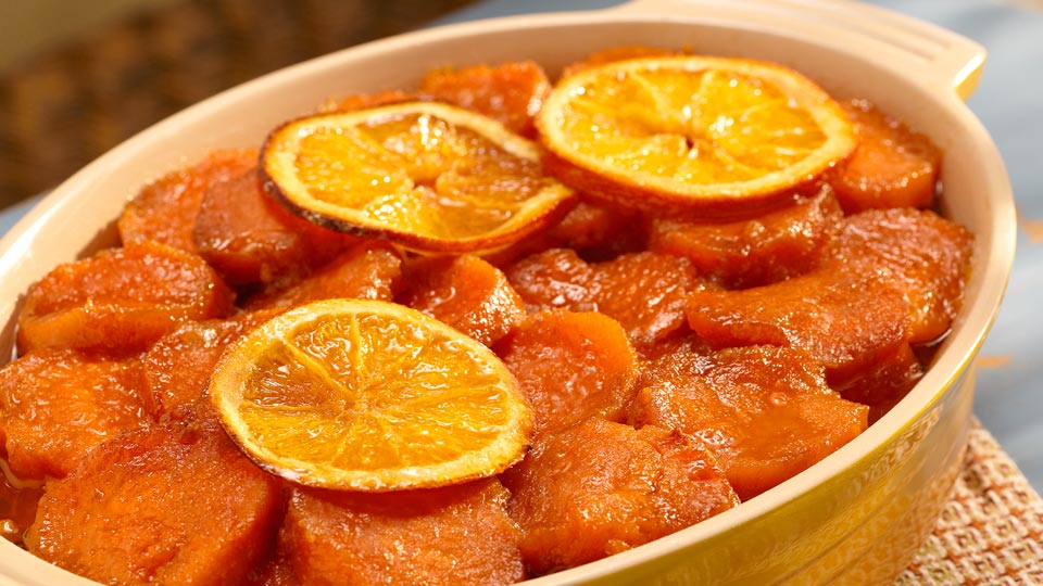 CANDIED SWEET POTATOES
