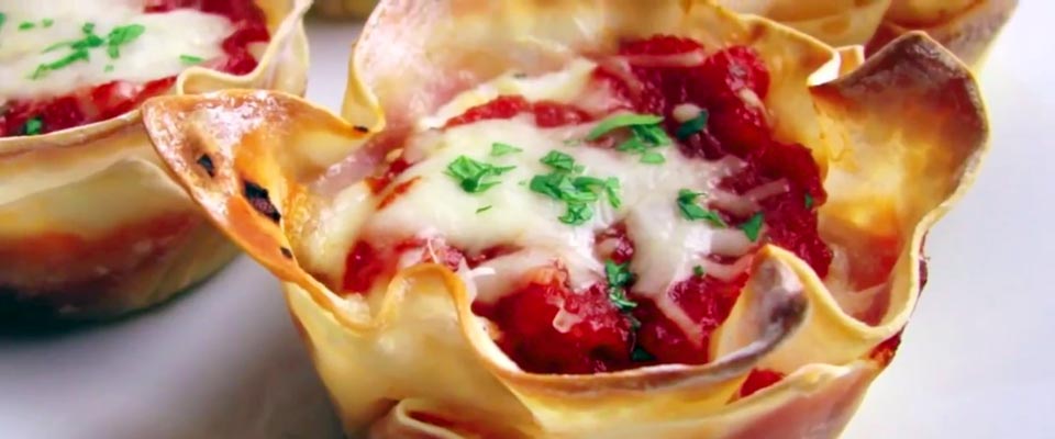 LASAGNA CUPCAKES