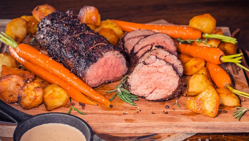 BEEF TENDERLOIN AU POIVRE