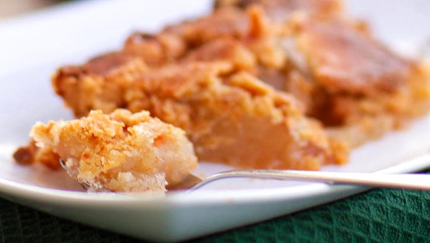PEACH DUMP CAKE