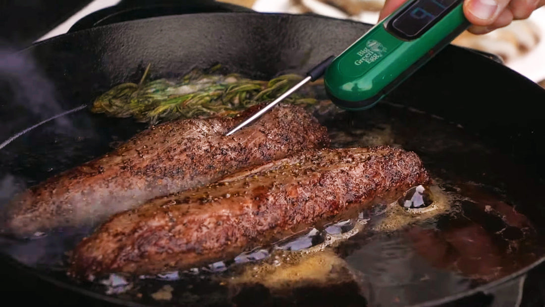 Elk Tenderloin Cooked On A Big Green Egg