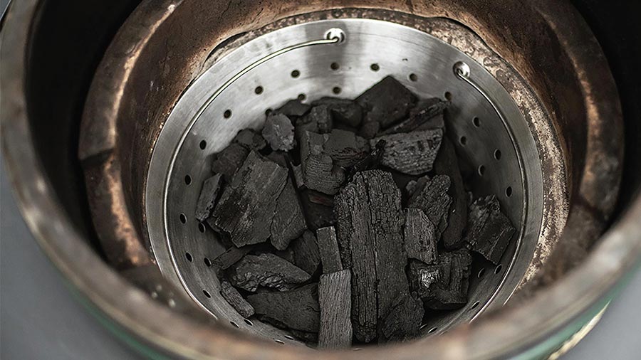 Stainless Steel Fire Bowls for the Big Green Egg Outdoor Home