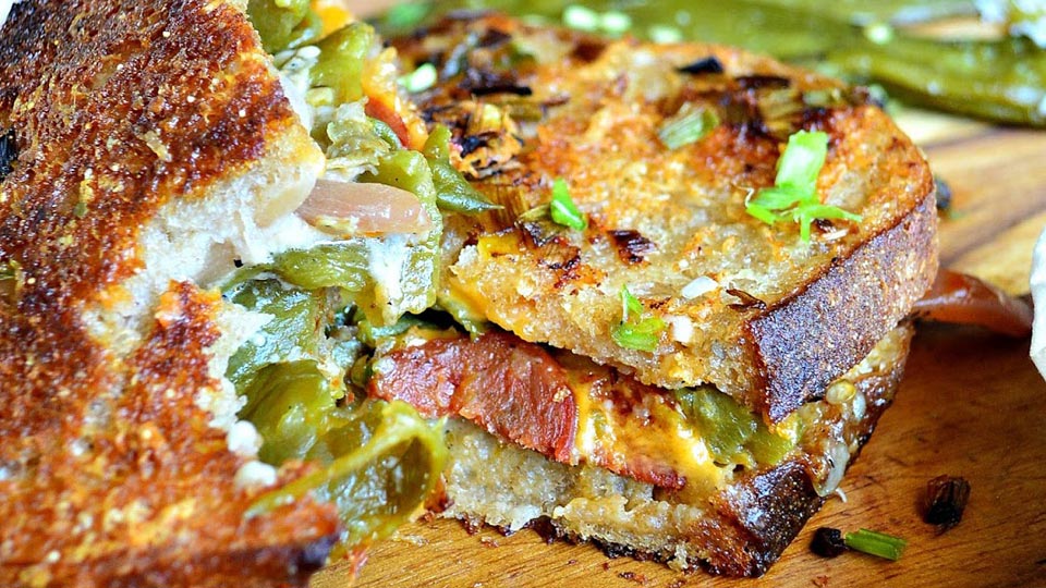 HATCH CHILE GRILLED CHEESE SANDWICH Outdoor Home