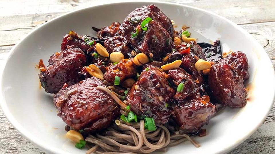 KUNG PAO SMOKED PORK BELLY