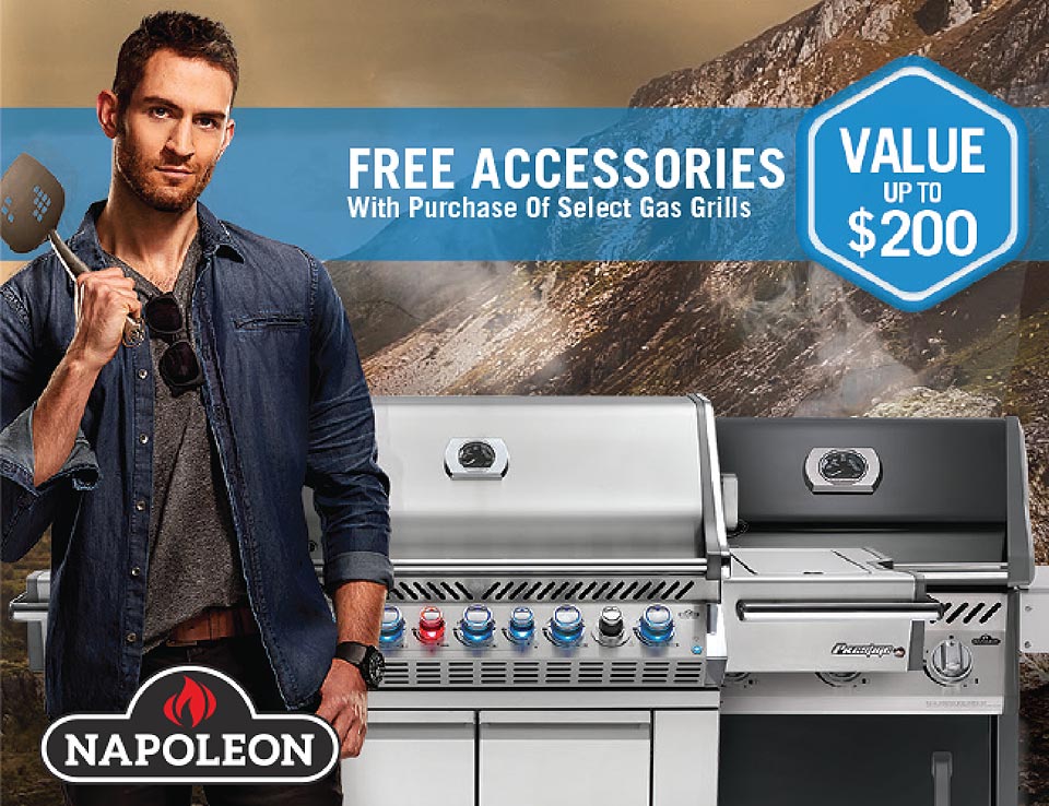 FREE Accessories with Napoleon Grills!