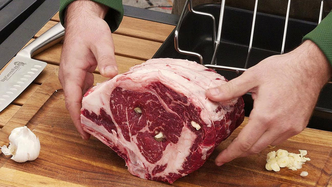 perfect prime rib tutorial recipe big green egg