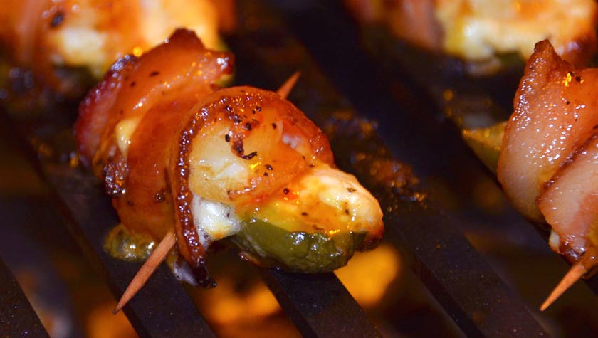 Shrimp & Goat Cheese Jalapeno Poppers