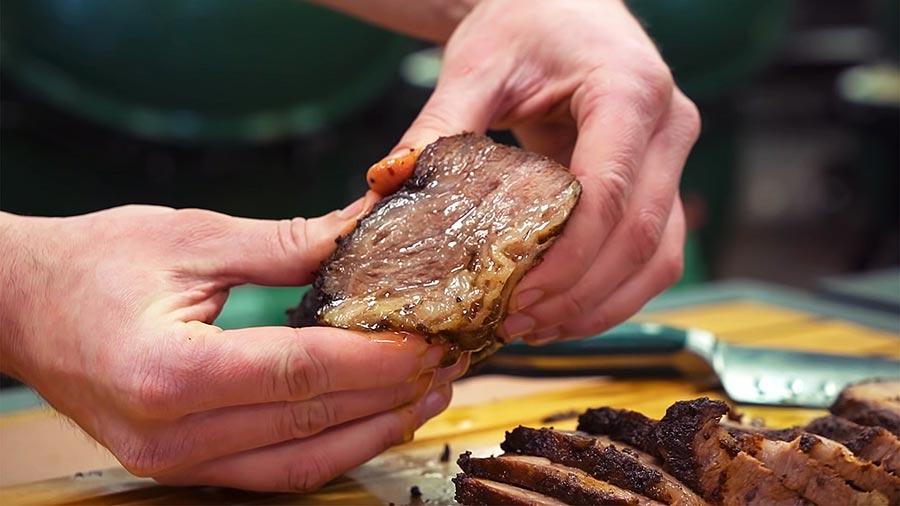 "Brisket Style" Tri-Tip Roasted on the Big Green Egg