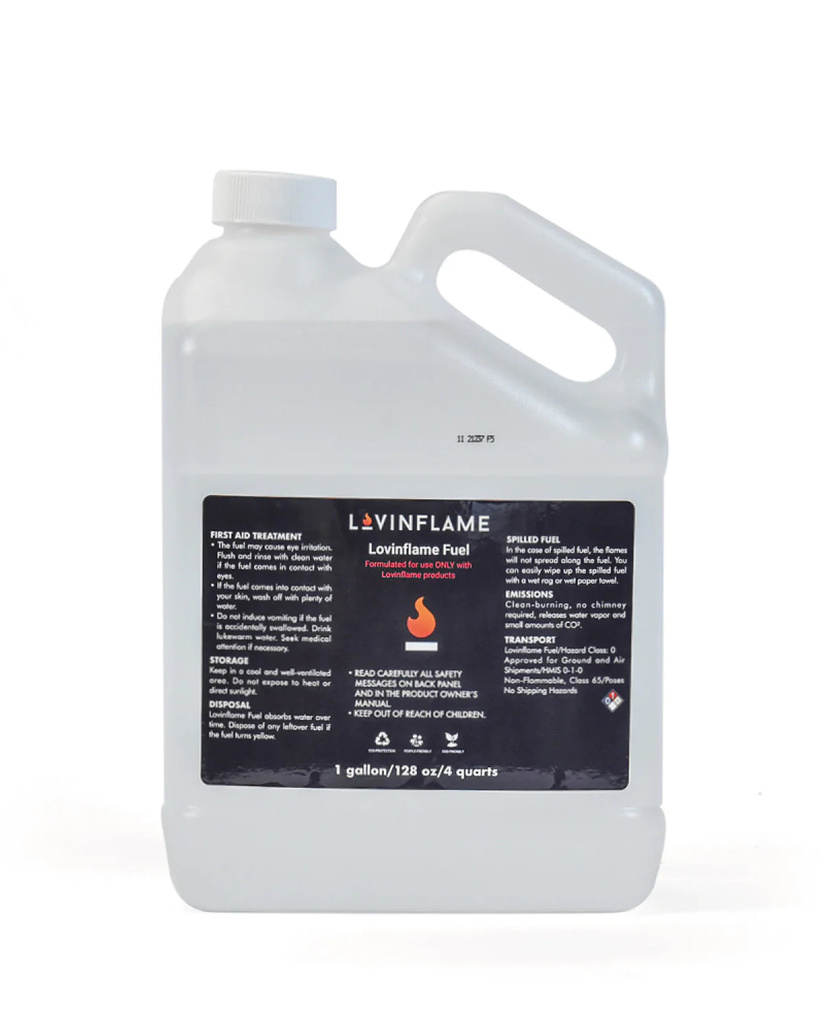 Lovinflame Non-Flammable Water-Soluble Fuel [1 Gallon Bottle]