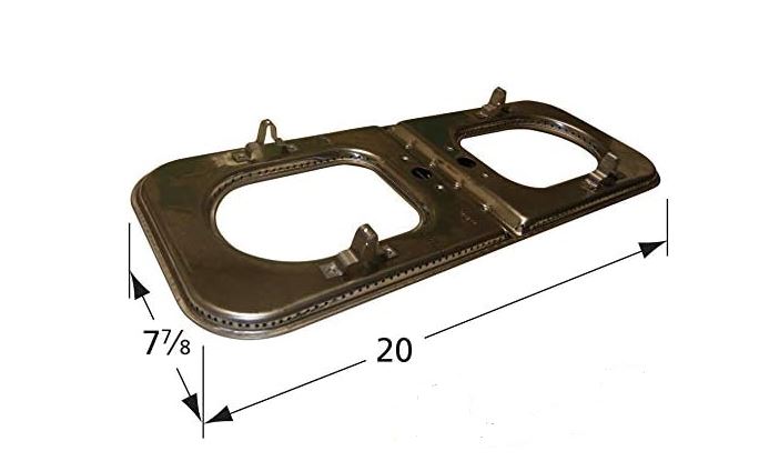 Music City Metals Stainless Steel Burner Replacement for Select Broil King and Kalamazoo Gas Grill Models- 14212