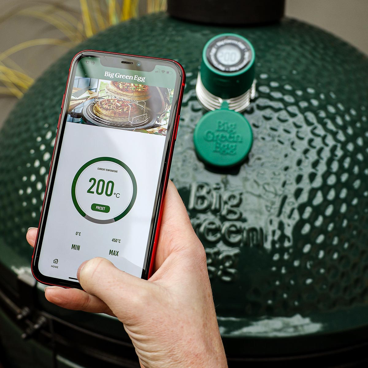 Bluetooth Dome Thermometer for Big Green Egg