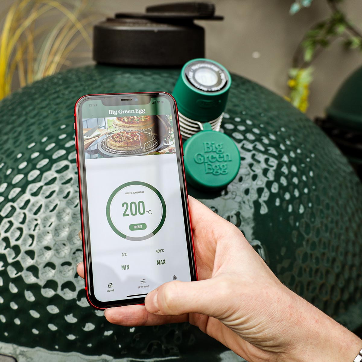 Bluetooth Dome Thermometer for Big Green Egg