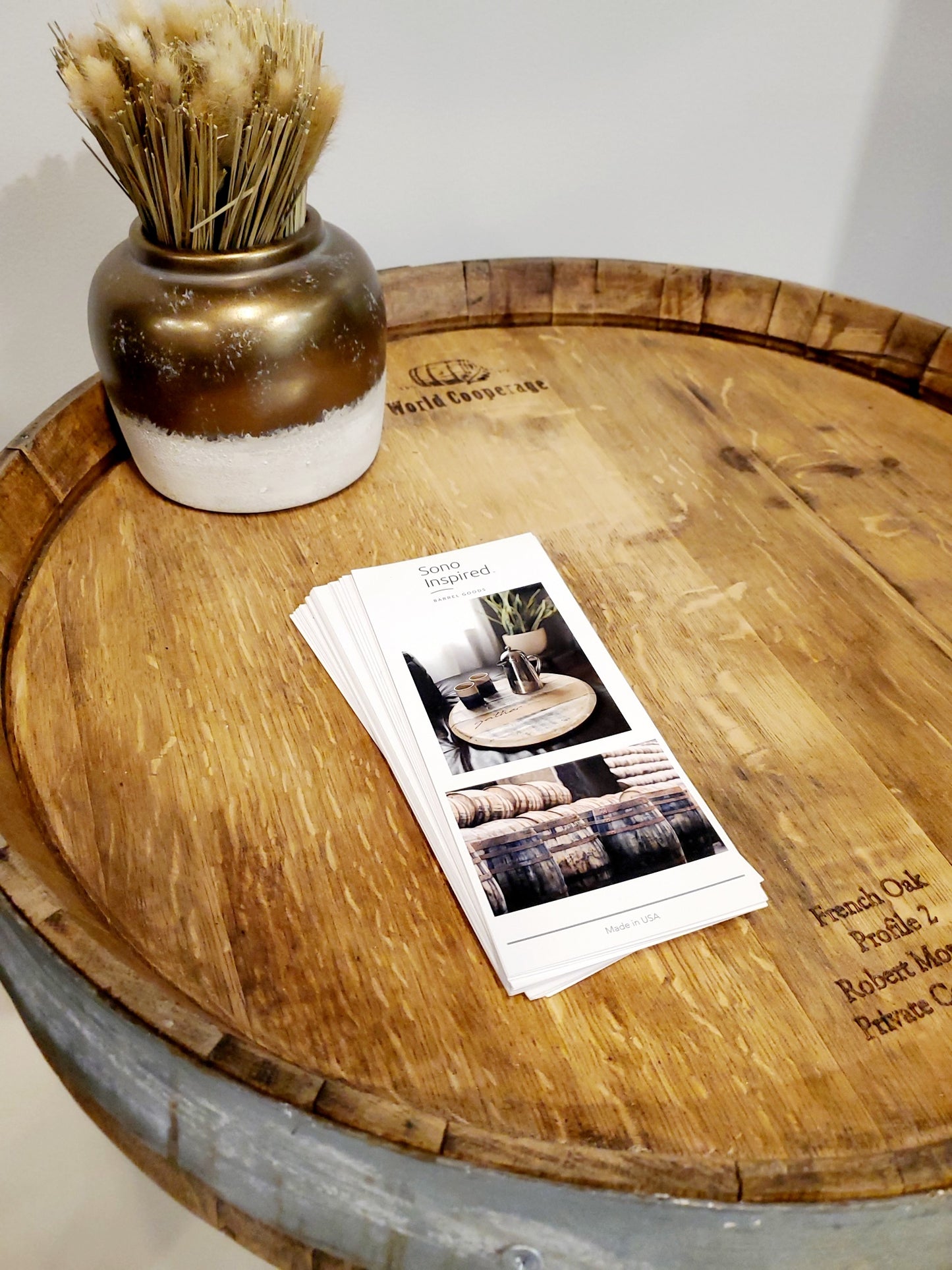 Wine Barrel Lazy Susan