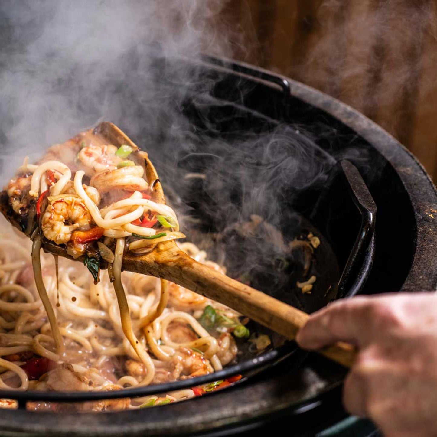 Carbon Steel Wok & Bamboo Wok Shovel
