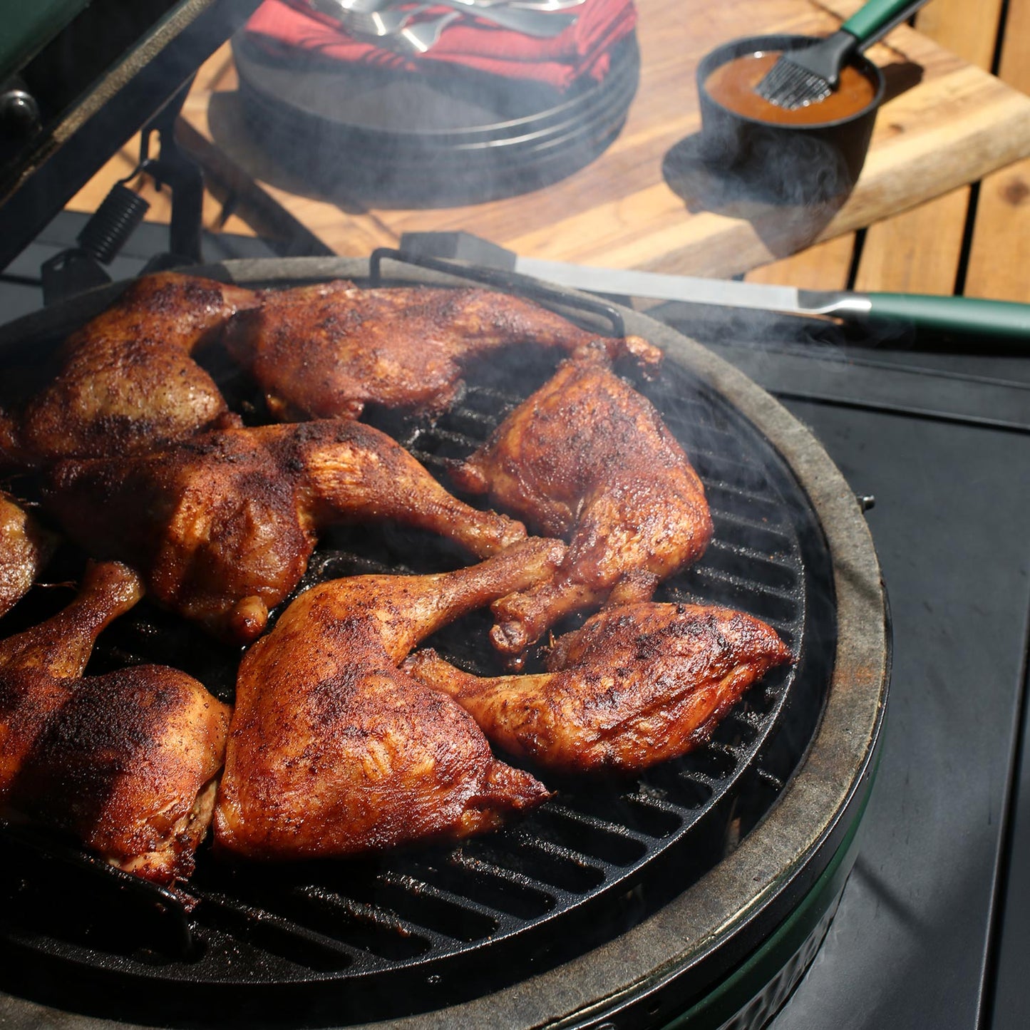 Cast Iron Cooking Grid for a Big Green Egg