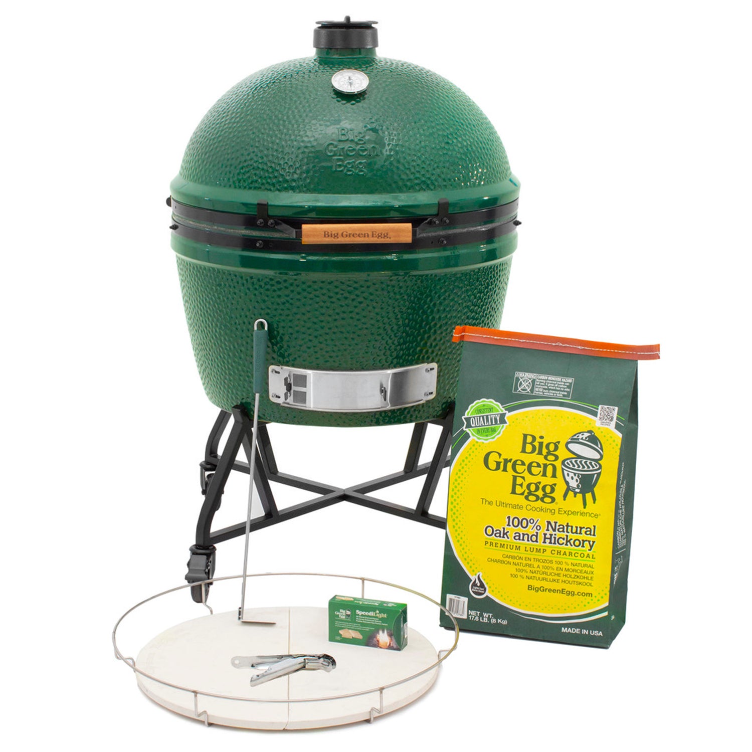 2XL Big Green Egg + intEGGrated Nest Package