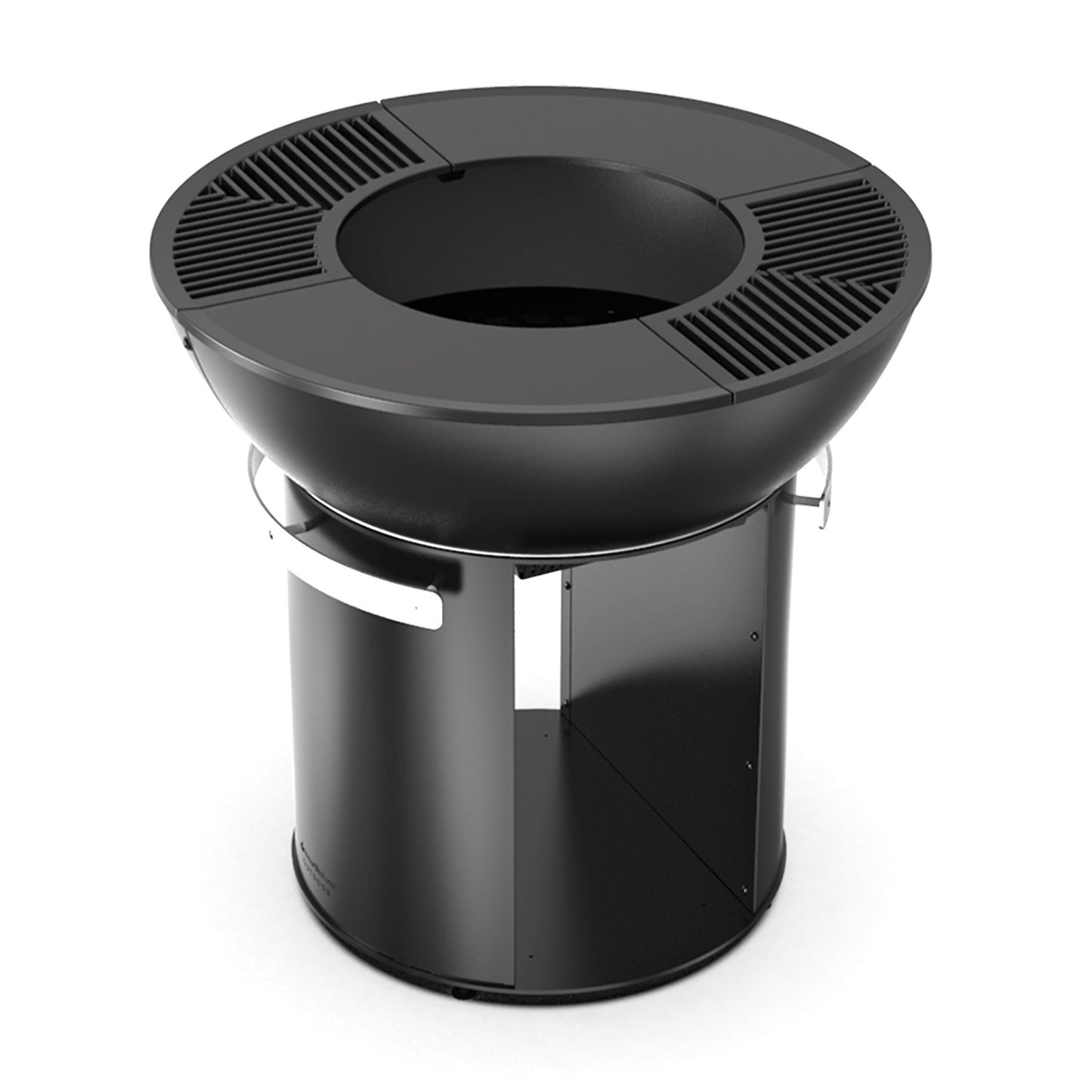Zenith 38” Cast Iron Fire Pit with Standing Base