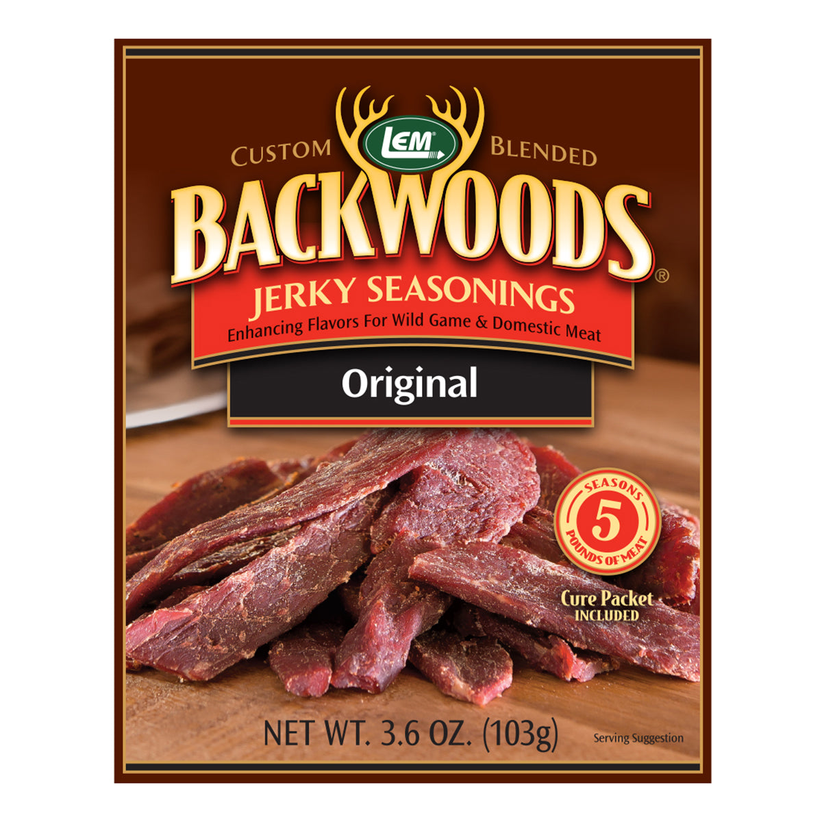 LEM Backwoods Jerky Seasonings (Makes 5lbs)