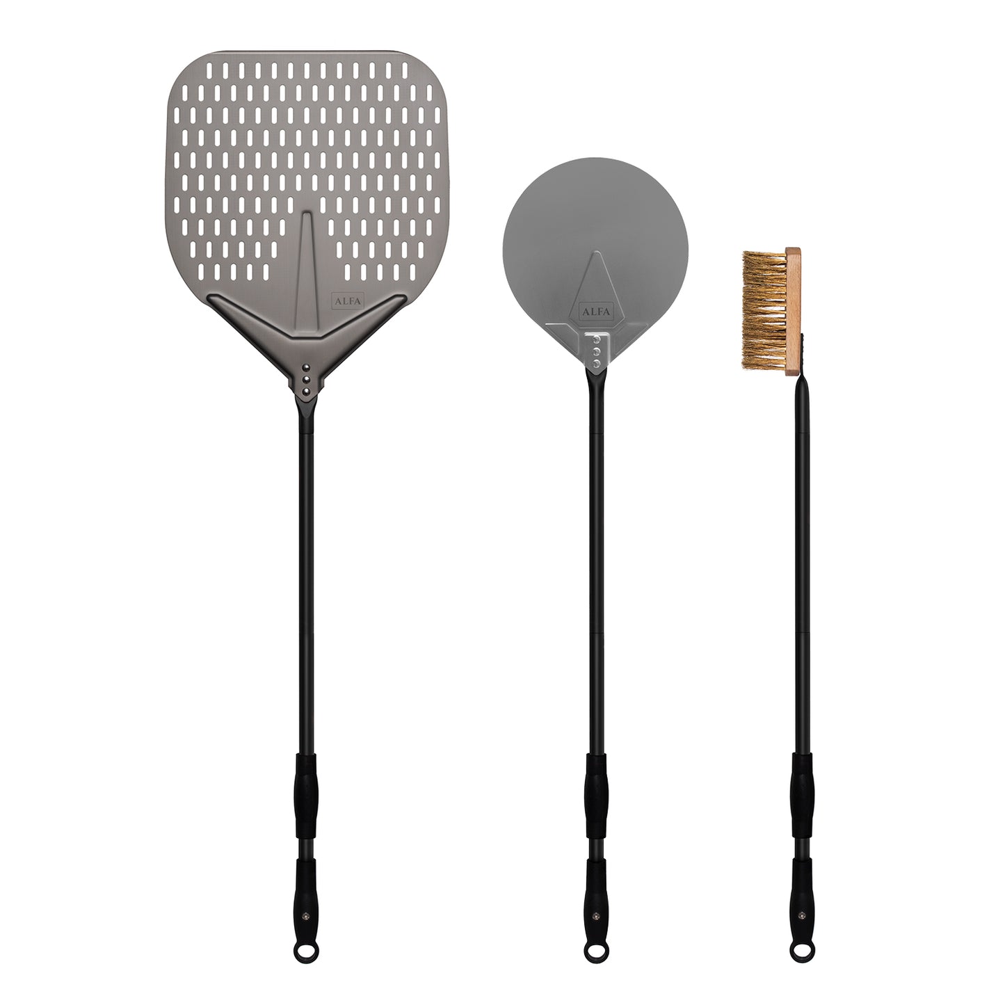 Alfa 36-Inch 3-Piece Gas Medium Pizza Peel Set