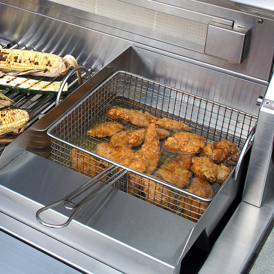 Alfresco Steamer & Fryer Gas Grill Accessory - AG-SF