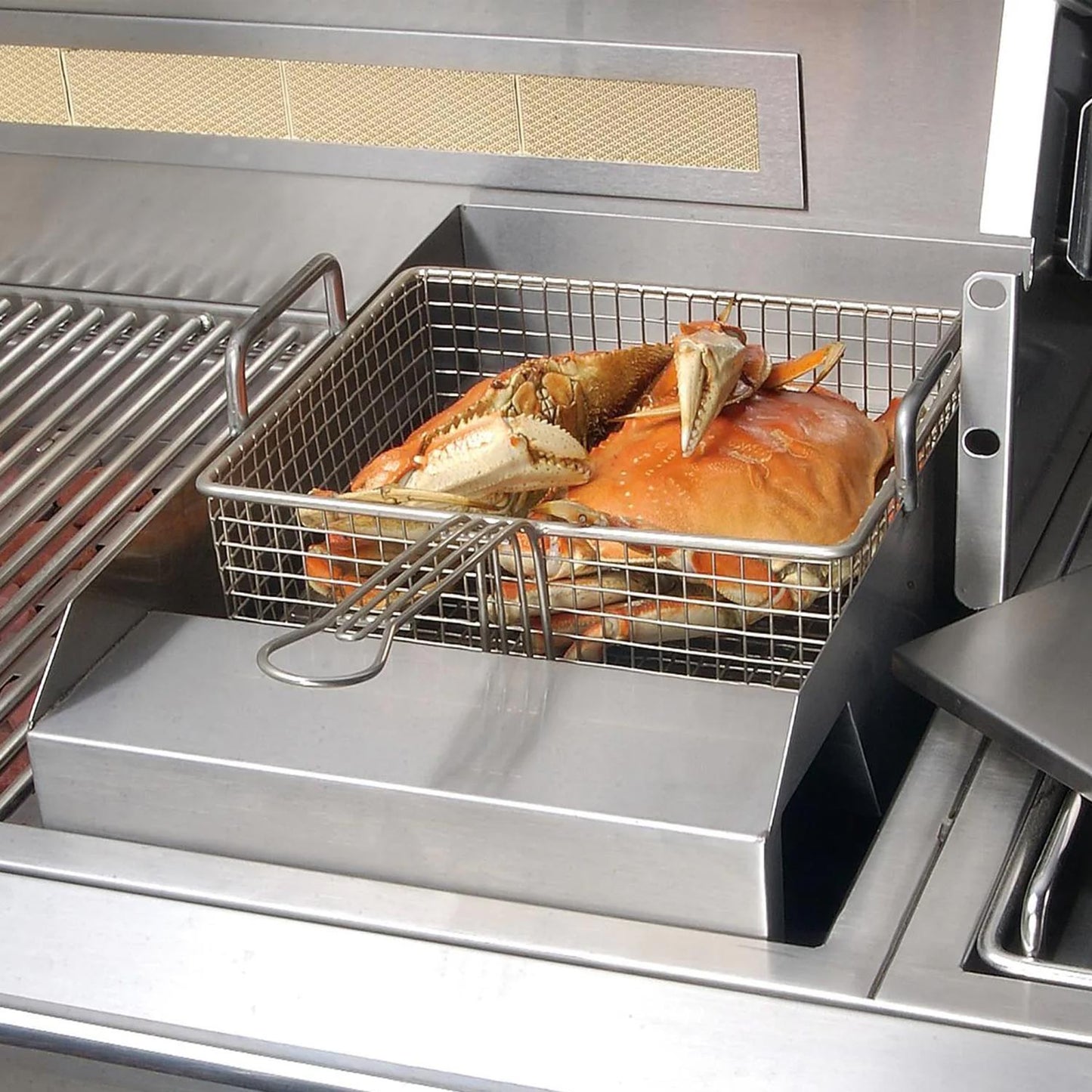 Alfresco Steamer & Fryer Gas Grill Accessory - AG-SF