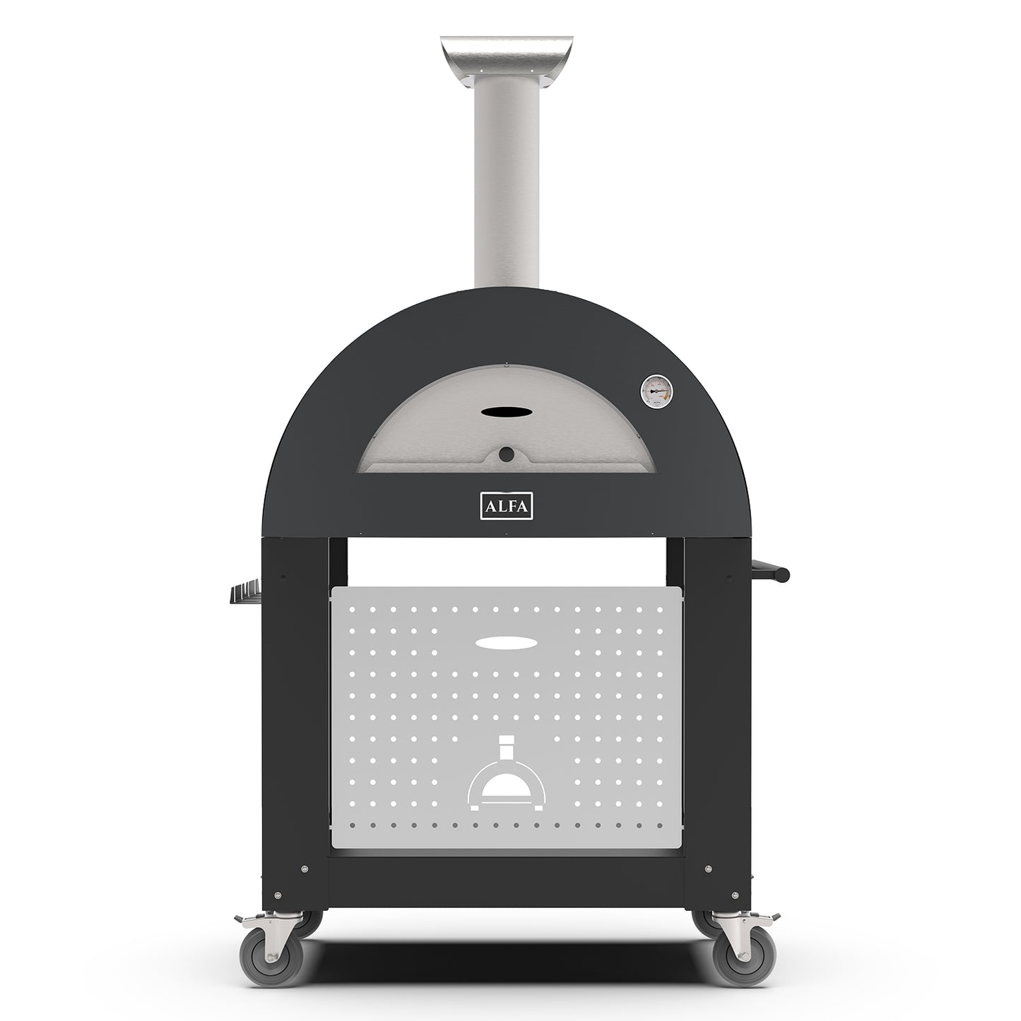 Alfa Moderno 2 Pizze Gas Pizza Oven w/ Rolling Base