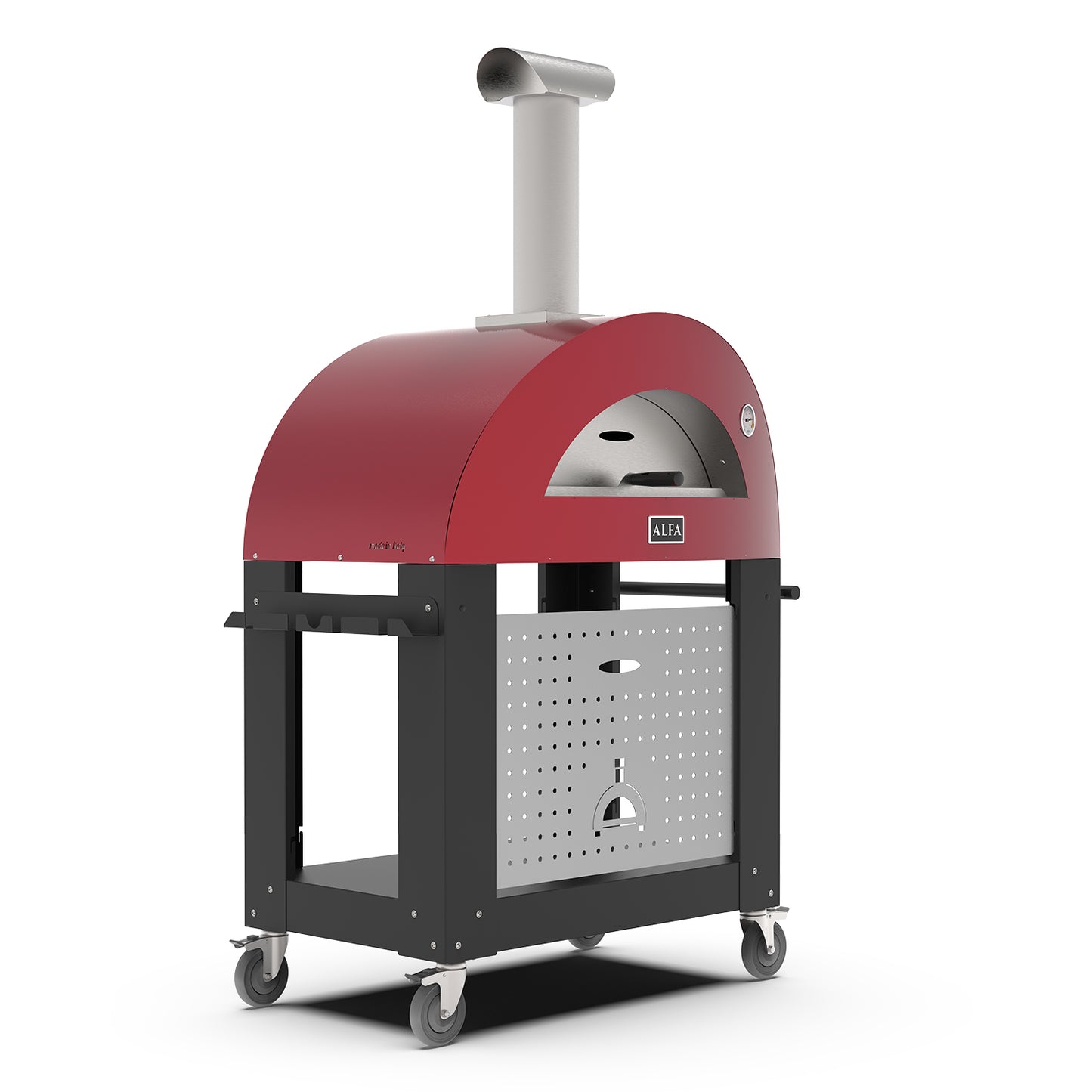 Alfa Moderno 2 Pizze Gas Pizza Oven w/ Rolling Base