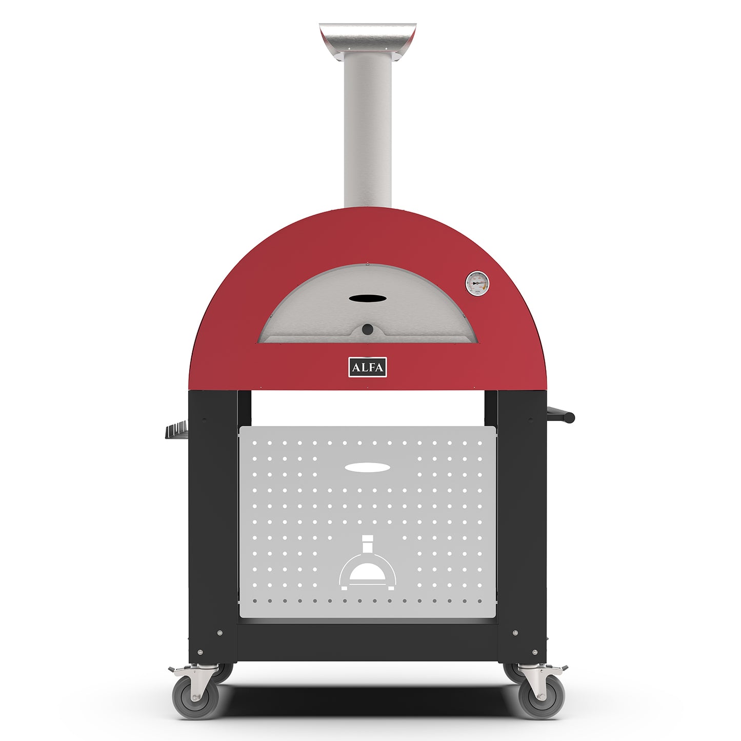 Alfa Moderno 2 Pizze Gas Pizza Oven w/ Rolling Base