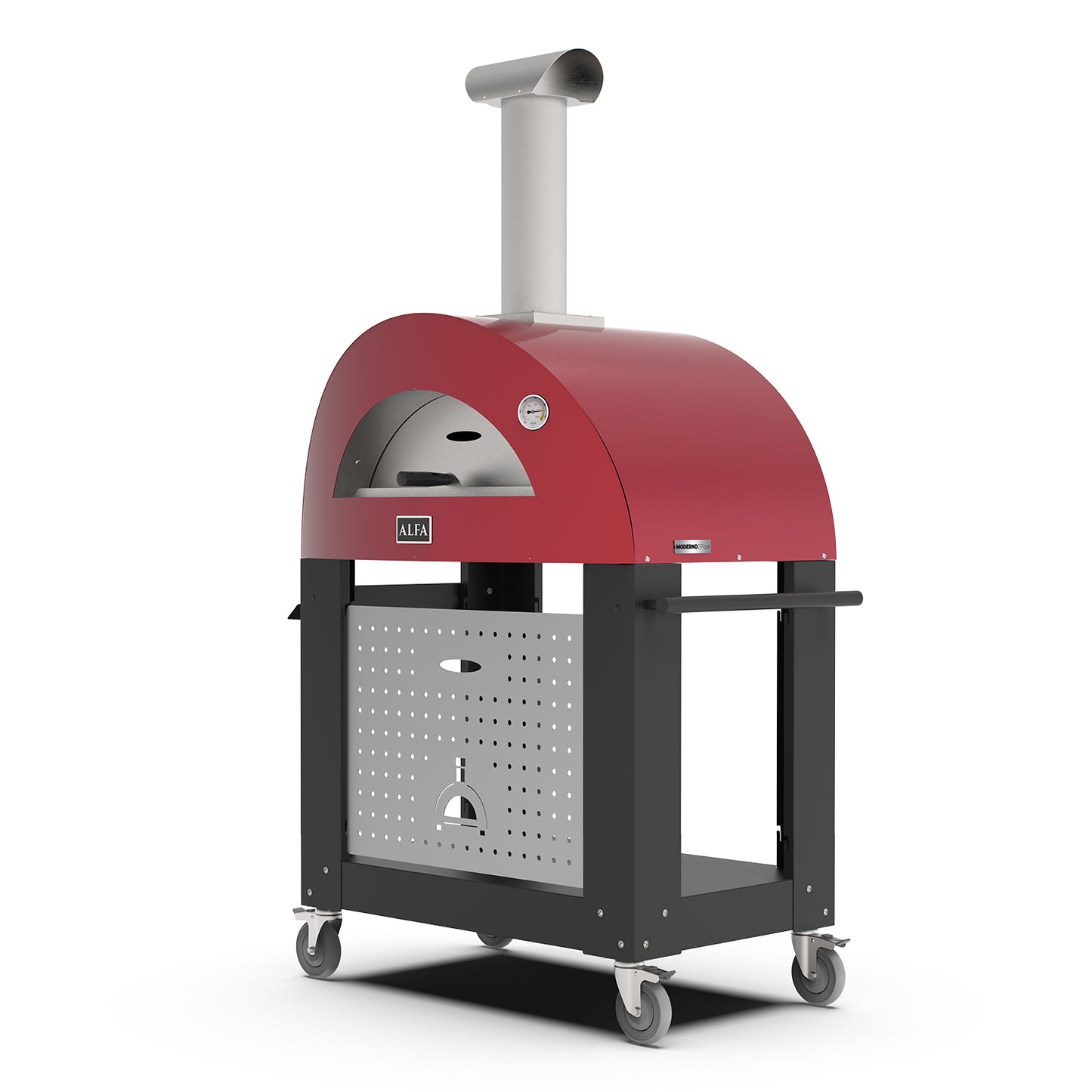 Alfa Moderno 2 Pizze Gas Pizza Oven w/ Rolling Base
