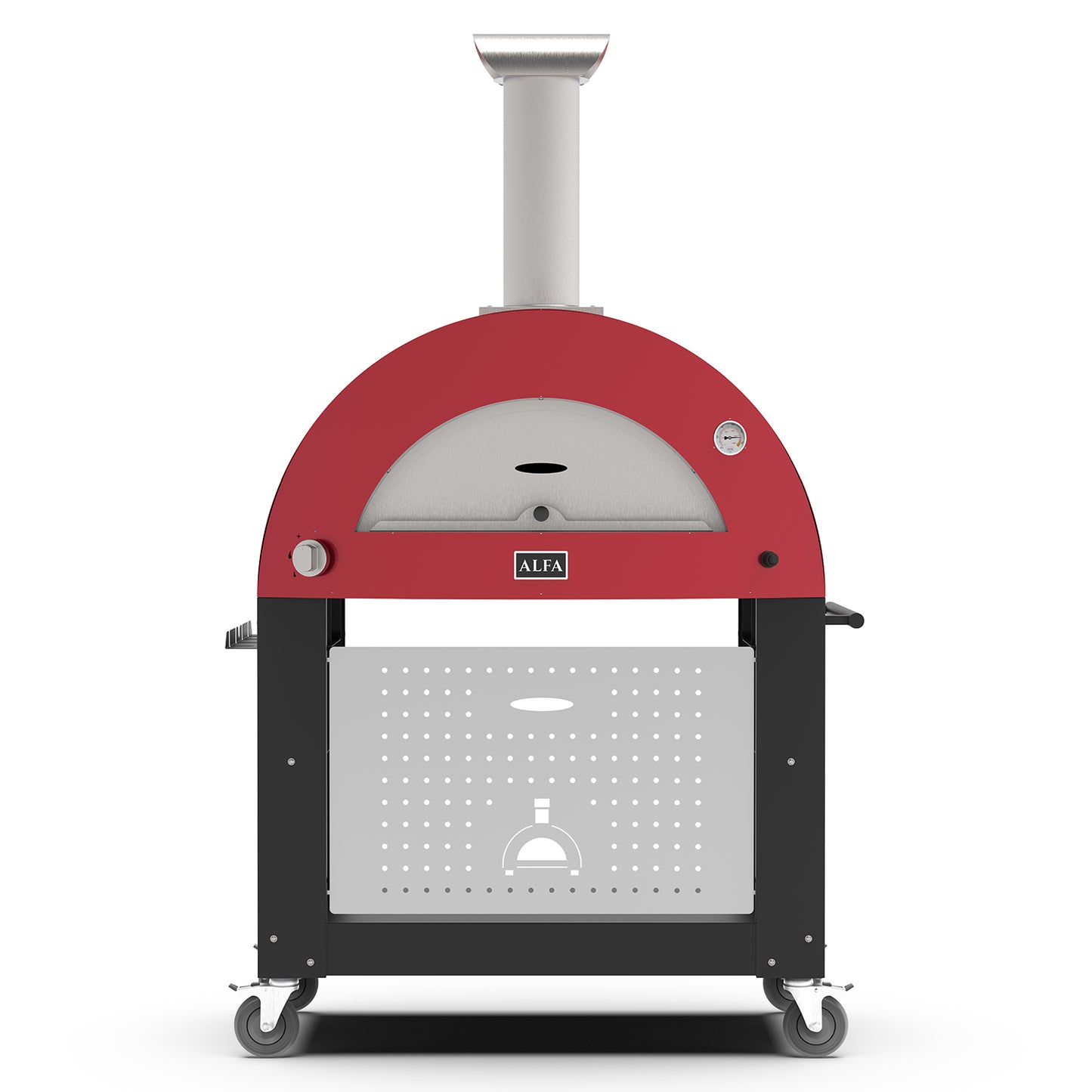 Alfa Moderno 3 Pizze Gas Pizza Oven w/ Rolling Base