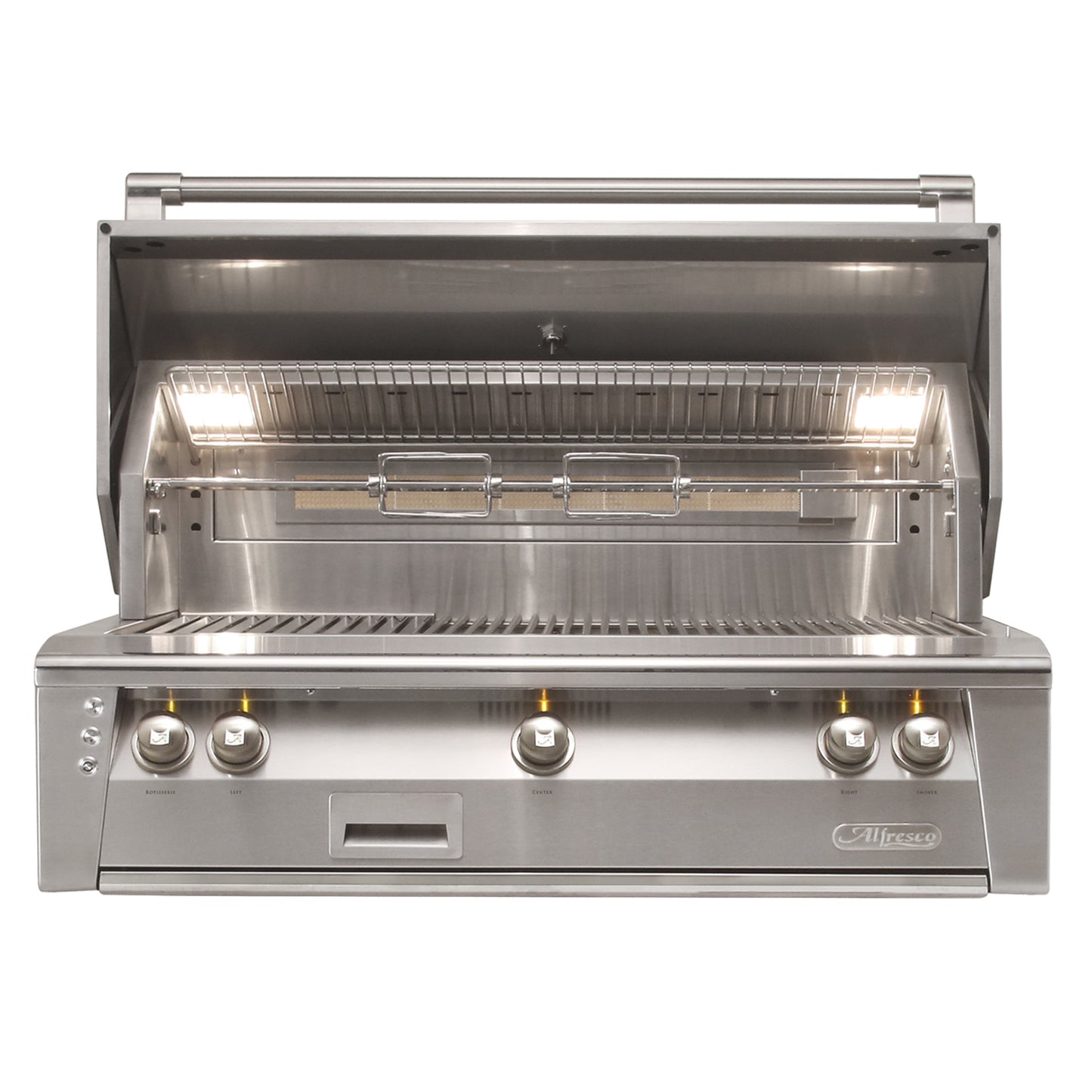 Alfresco ALXE 42-Inch Built-In Gas Grill with Sear Zone and Rotisserie - ALXE-42SZ