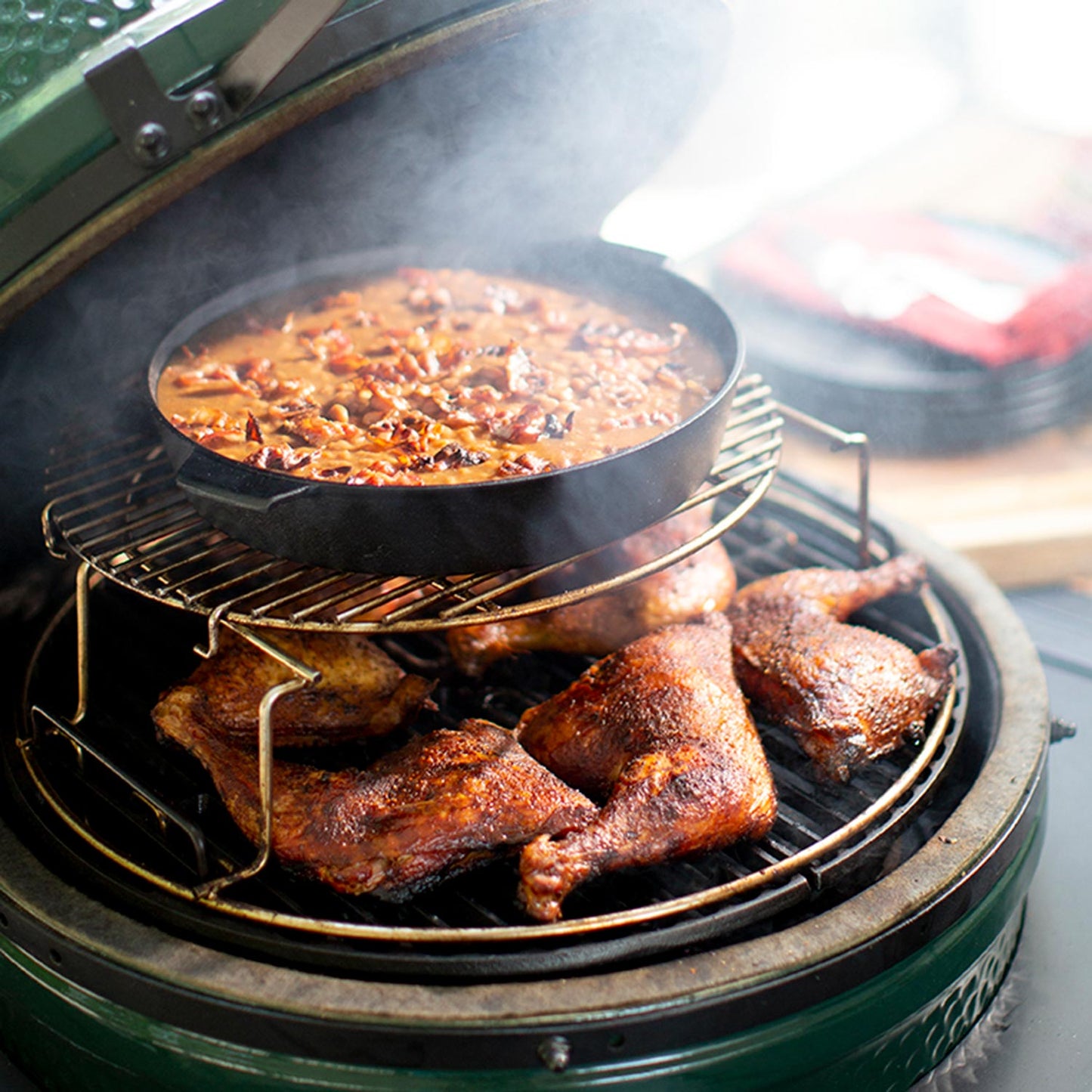 2 Piece Multi-Level Rack (XL Big Green Egg)