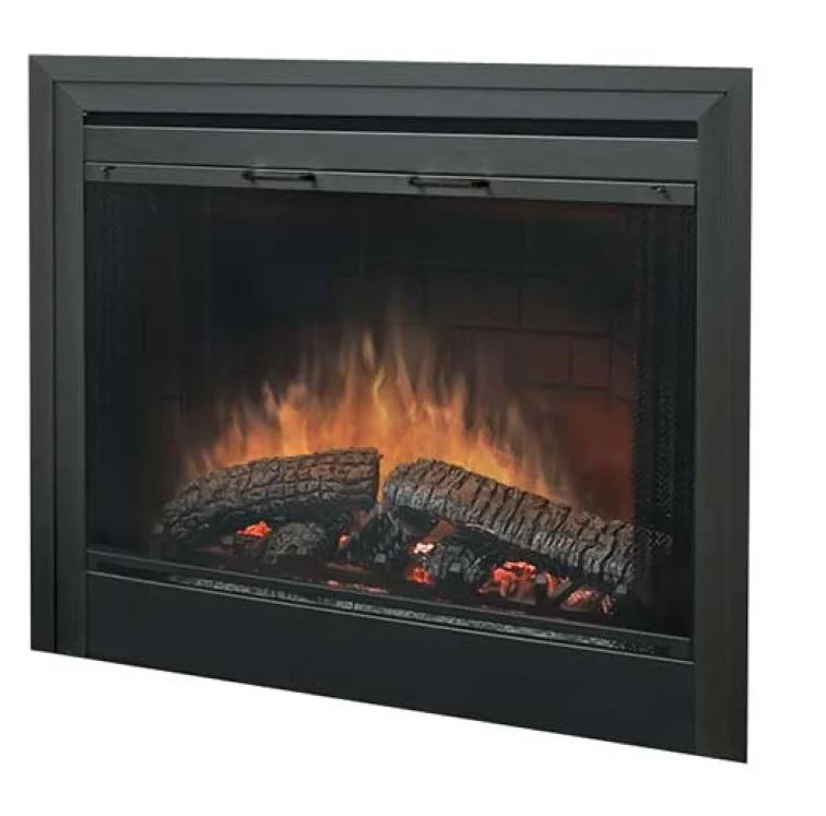 Dimplex Glass Bi-Fold Look Door for 39-inch Deluxe and Standard Built-In Firebox BFDOOR39BLKSM