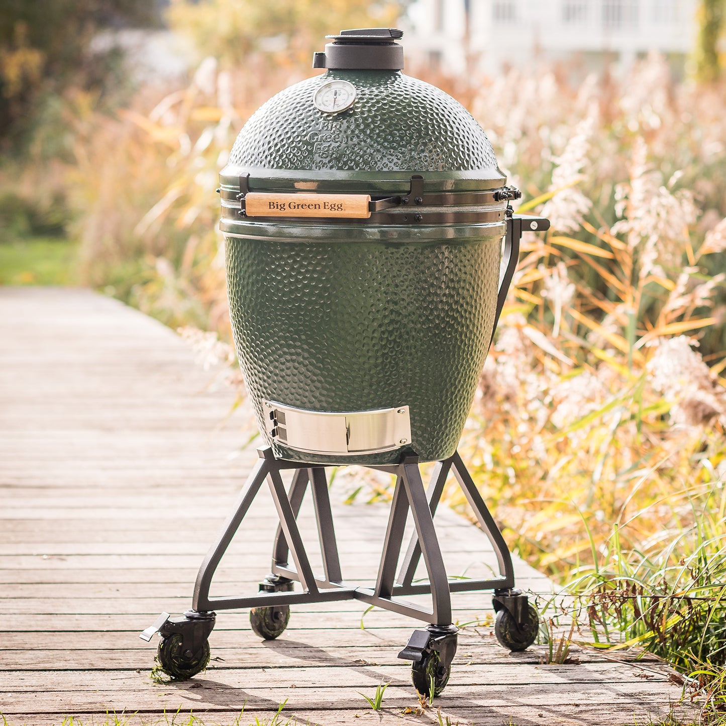 Large Big Green Egg + intEGGrated Nest Package