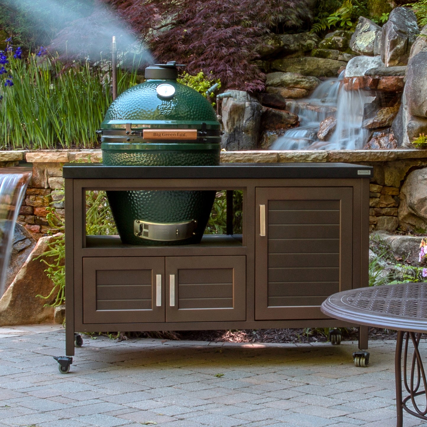 Large Big Green Egg + 53in Modern Farmhouse Table Package