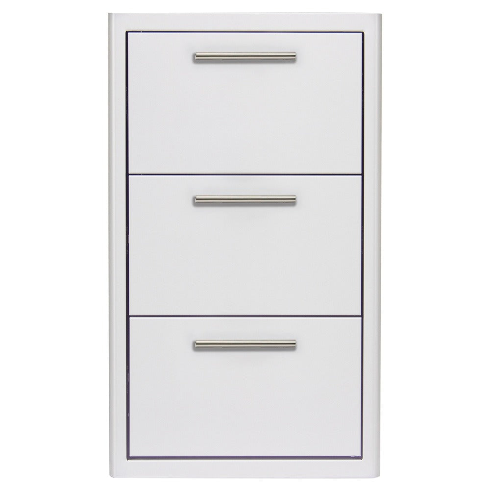 Blaze 16" Triple Access Drawer w/ Interior Lighting - Stainless Steel