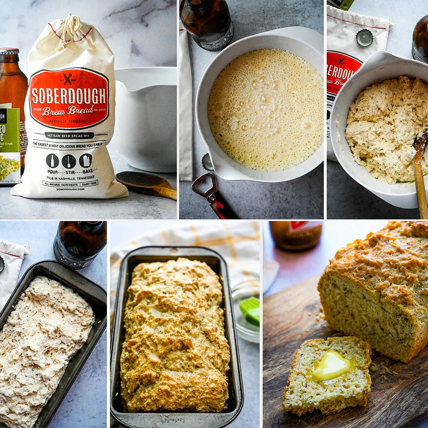 Lemon Poppy Seed Soberdough