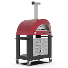 Load image into Gallery viewer, Alfa Moderno 2 Pizze Gas Pizza Oven with Base - Antique Red
