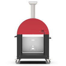 Load image into Gallery viewer, Alfa Moderno 2 Pizze Gas Pizza Oven with Base - Antique Red

