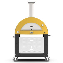 Load image into Gallery viewer, Alfa Moderno 3 Pizze Gas Pizza Oven with Base - Fire Yellow

