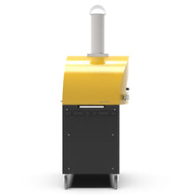 Load image into Gallery viewer, Alfa Moderno 3 Pizze Gas Pizza Oven with Base - Fire Yellow
