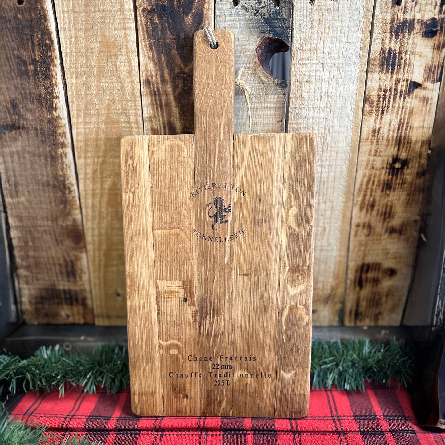 Wine Barrell Charcuterie Cheese Board