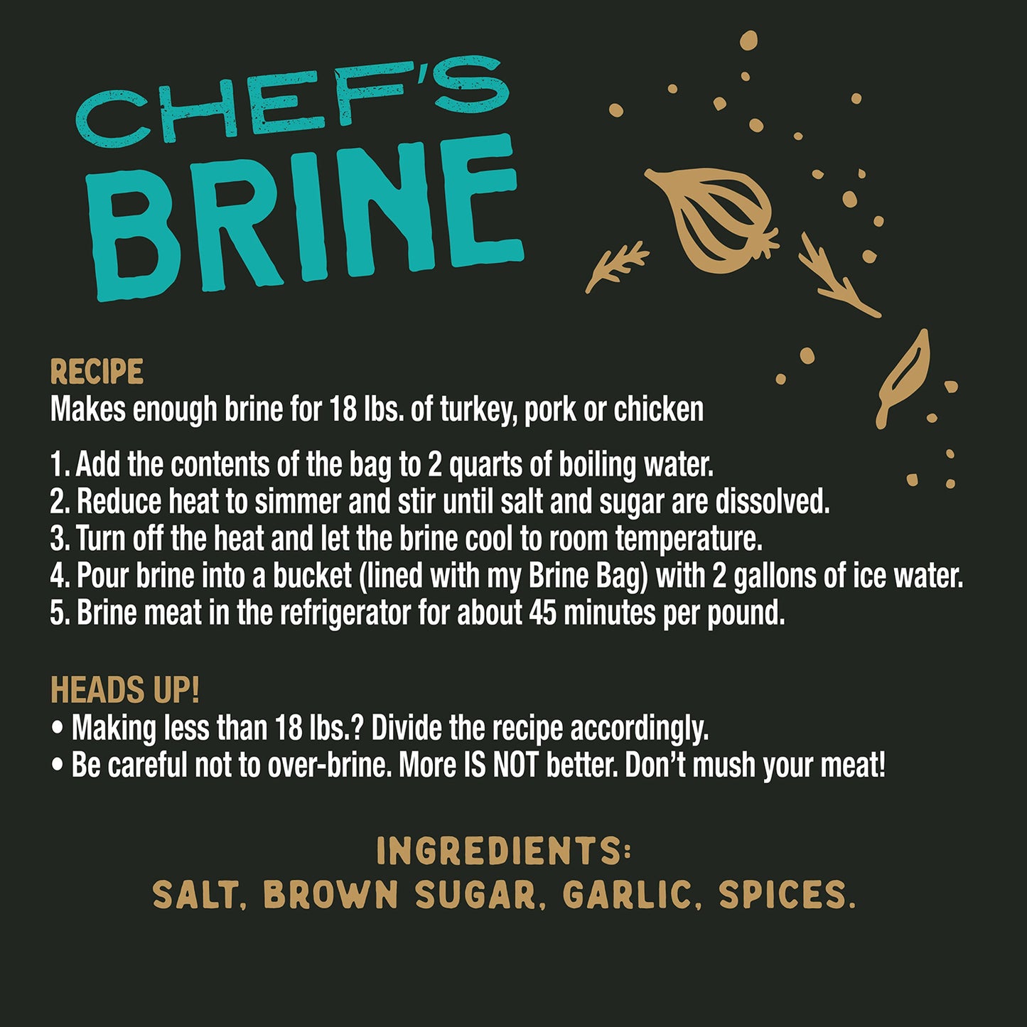 BBQ Provisions Chef's Brine Mix