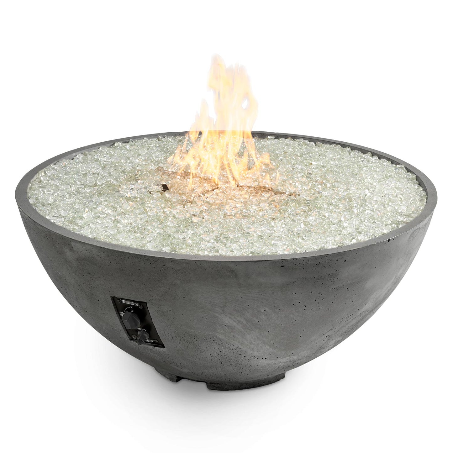 42" Cove Edge Round Gas Fire Pit Bowl - Midnight Mist CV-30EMM