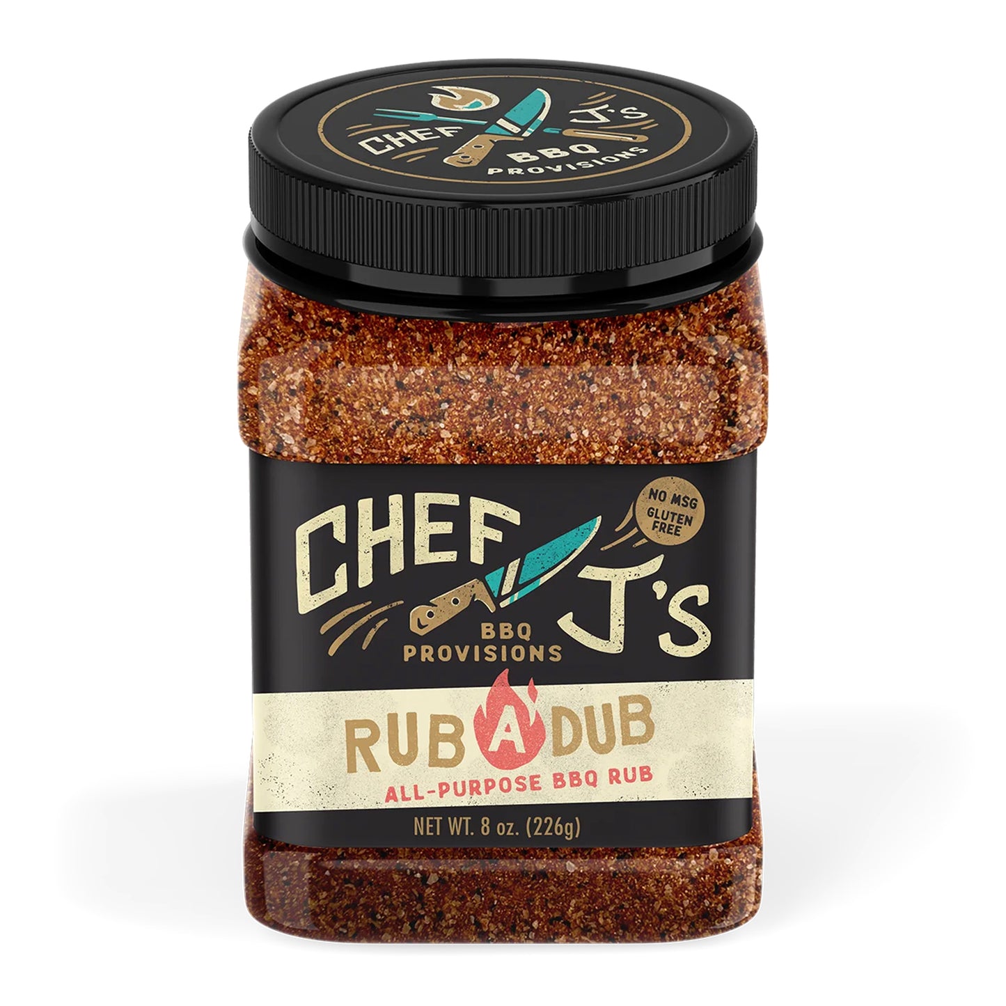 Chef J's RUB-A-DUB Rub 8oz Jar