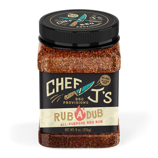 Chef J's RUB-A-DUB Rub 8oz Jar