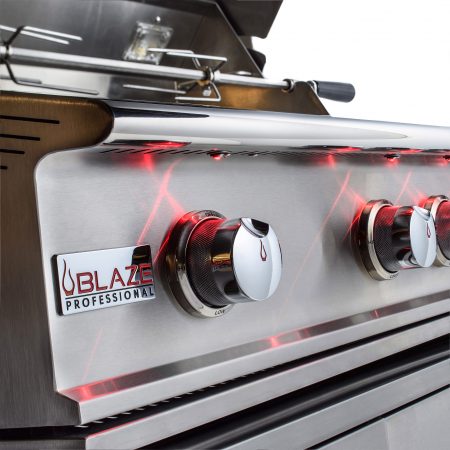Blaze PRO 34" 3-Burner Built-In Gas Grill w/ Grill Cart