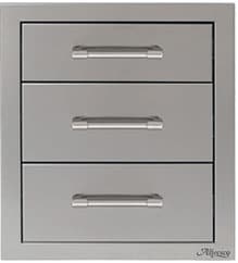 Alfresco 17-Inch Three Tier Storage Drawers - AXE-3DR-SC