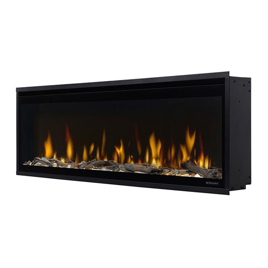 Dimplex Ignite Evolve 50" Linear Built-In Electric Fireplace w/ Tumbled Glass & Lifelike Driftwood - (EVOLVE50)