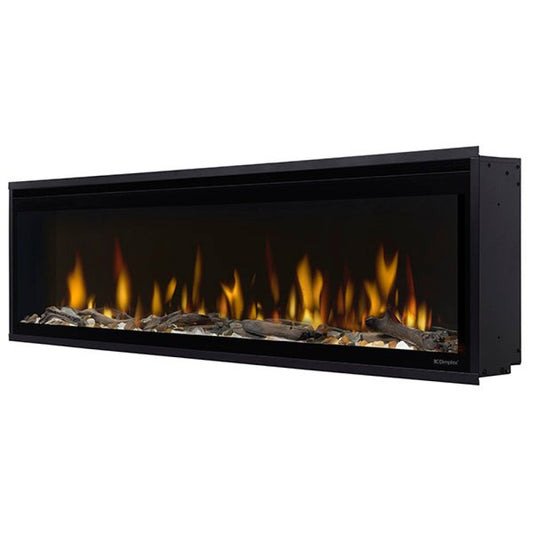Dimplex Ignite Evolve 60" Linear Built-In Electric Fireplace w/ Tumbled Glass & Lifelike Driftwood - (EVOLVE60)